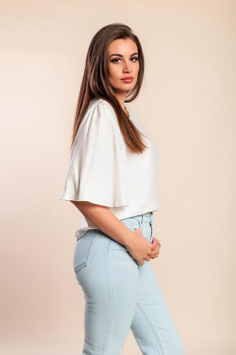 Short sleeve blouse