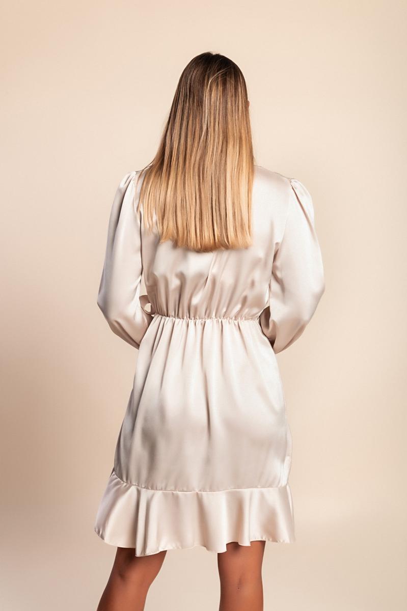 Minikleid in Satin-Optik