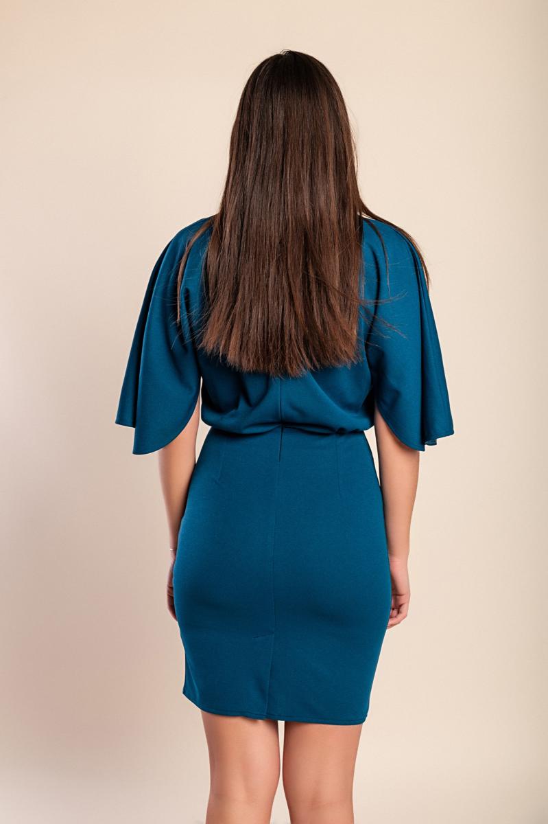 Minikleid mit kurzen Ärmeln