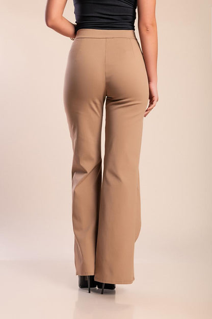 Pantaloni eleganti con balza