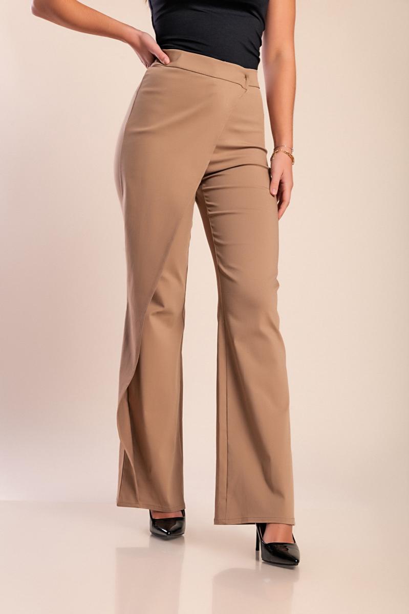 Pantaloni eleganti con balza