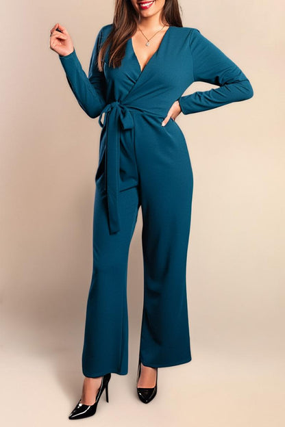 Eleganter langärmliger Jumpsuit