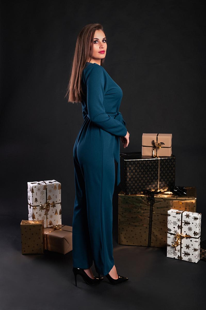 Eleganter langärmliger Jumpsuit