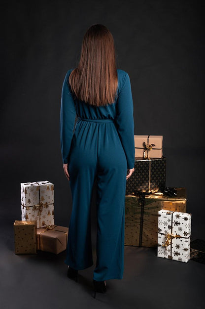 Eleganter langärmliger Jumpsuit