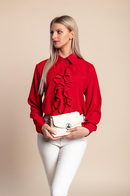 Elegante Rüschenbluse