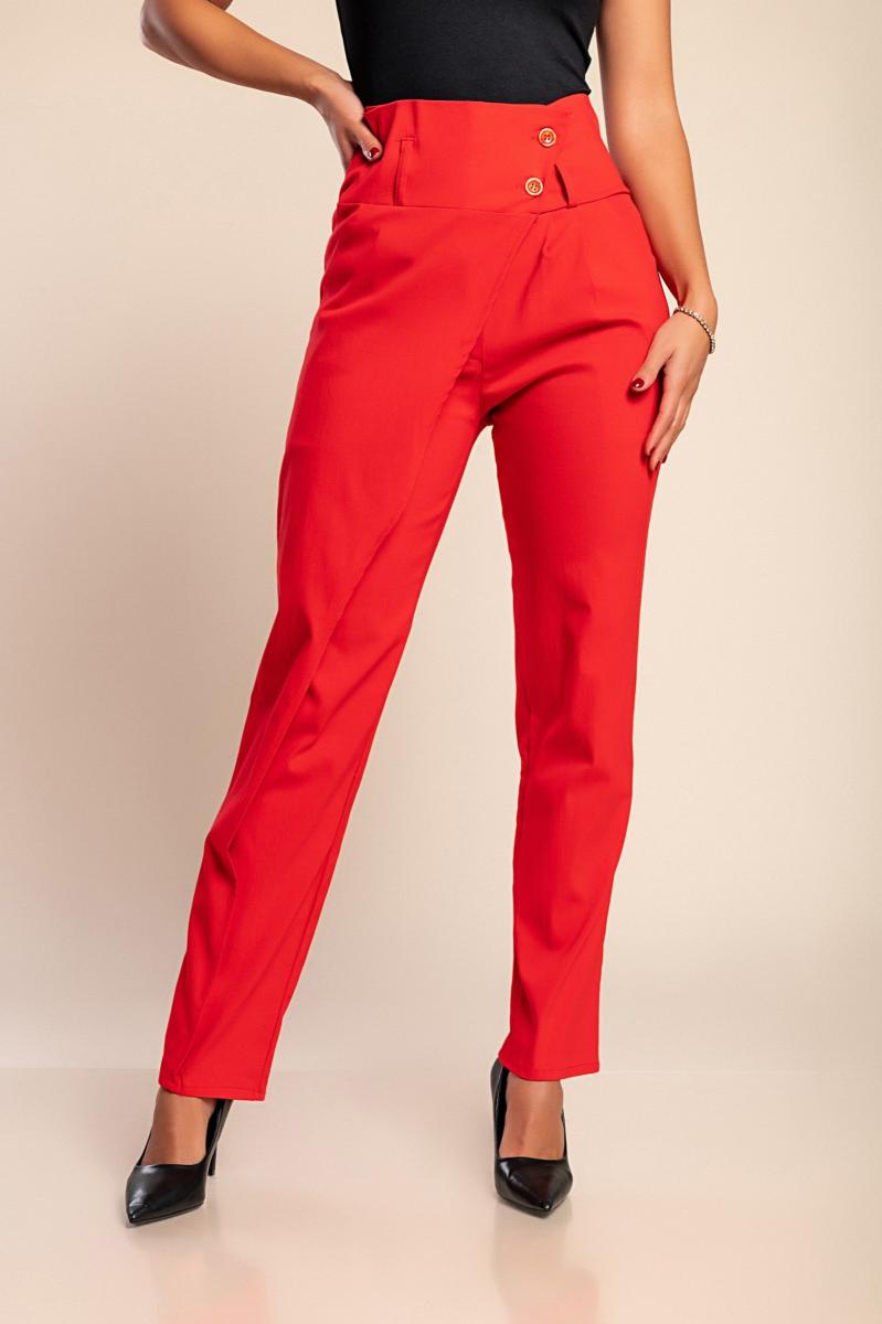Elegante Hose mit Rüsche