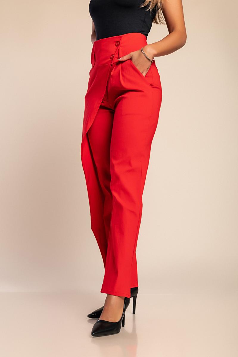 Elegante Hose mit Rüsche