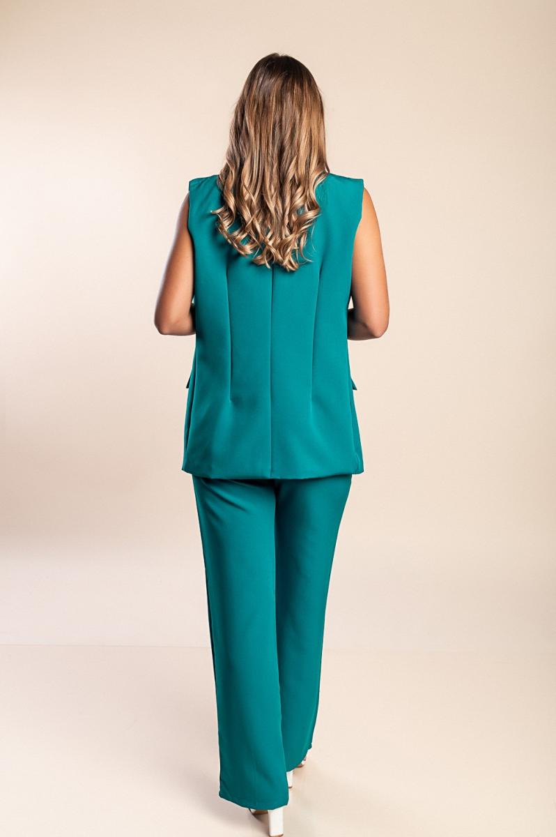 Elegantes Set aus ärmellosem Blazer und Hose