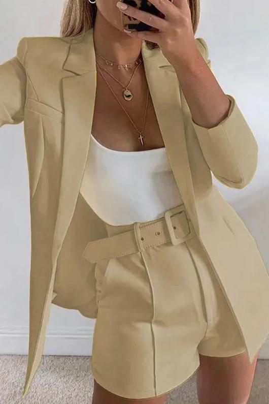 Elegante blazer- en broekset