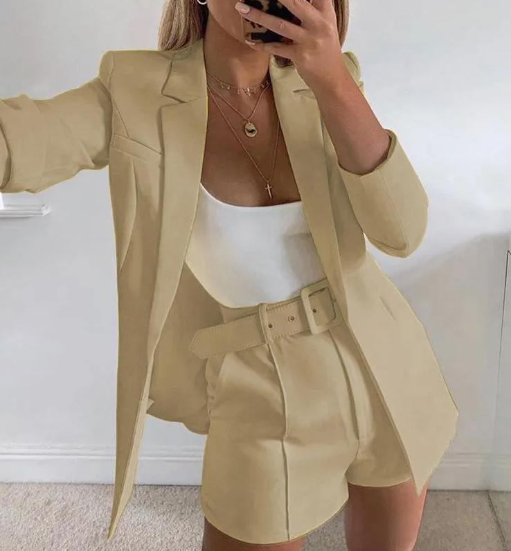 Elegante blazer- en broekset