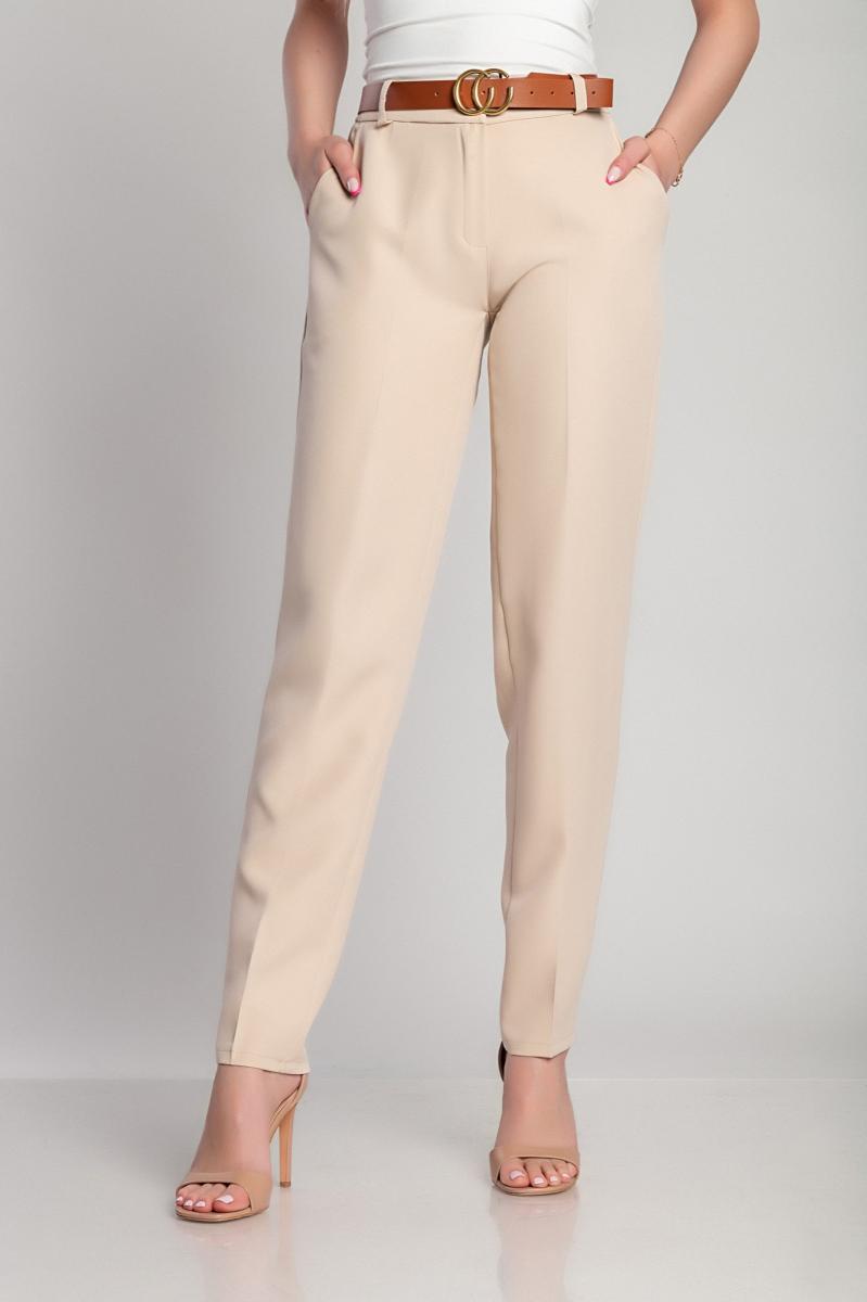 Elegant long trousers with straight legs Tordina