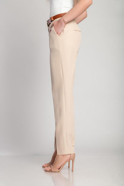 Elegant long trousers with straight legs Tordina