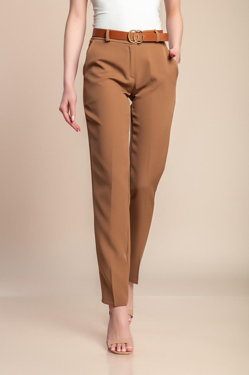 Eleganti pantaloni lunghi a gamba dritta Tordina
