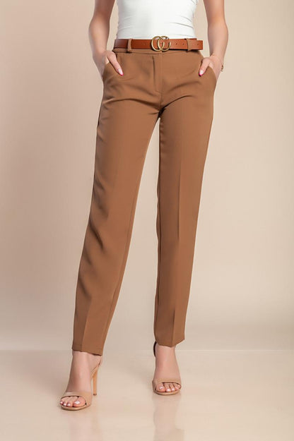 Eleganti pantaloni lunghi a gamba dritta Tordina