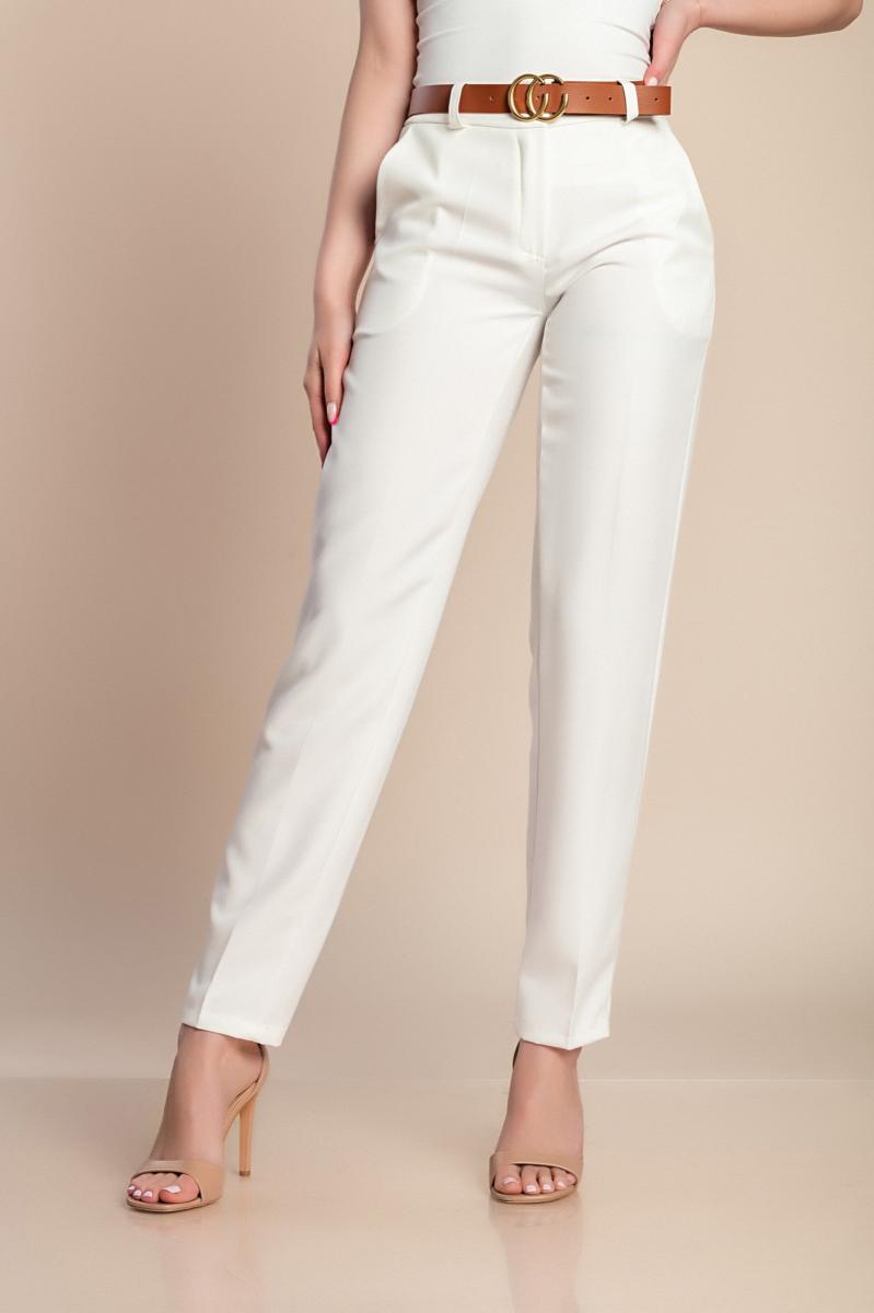 Pantaloni eleganți lungi cu croială dreaptă Tordina