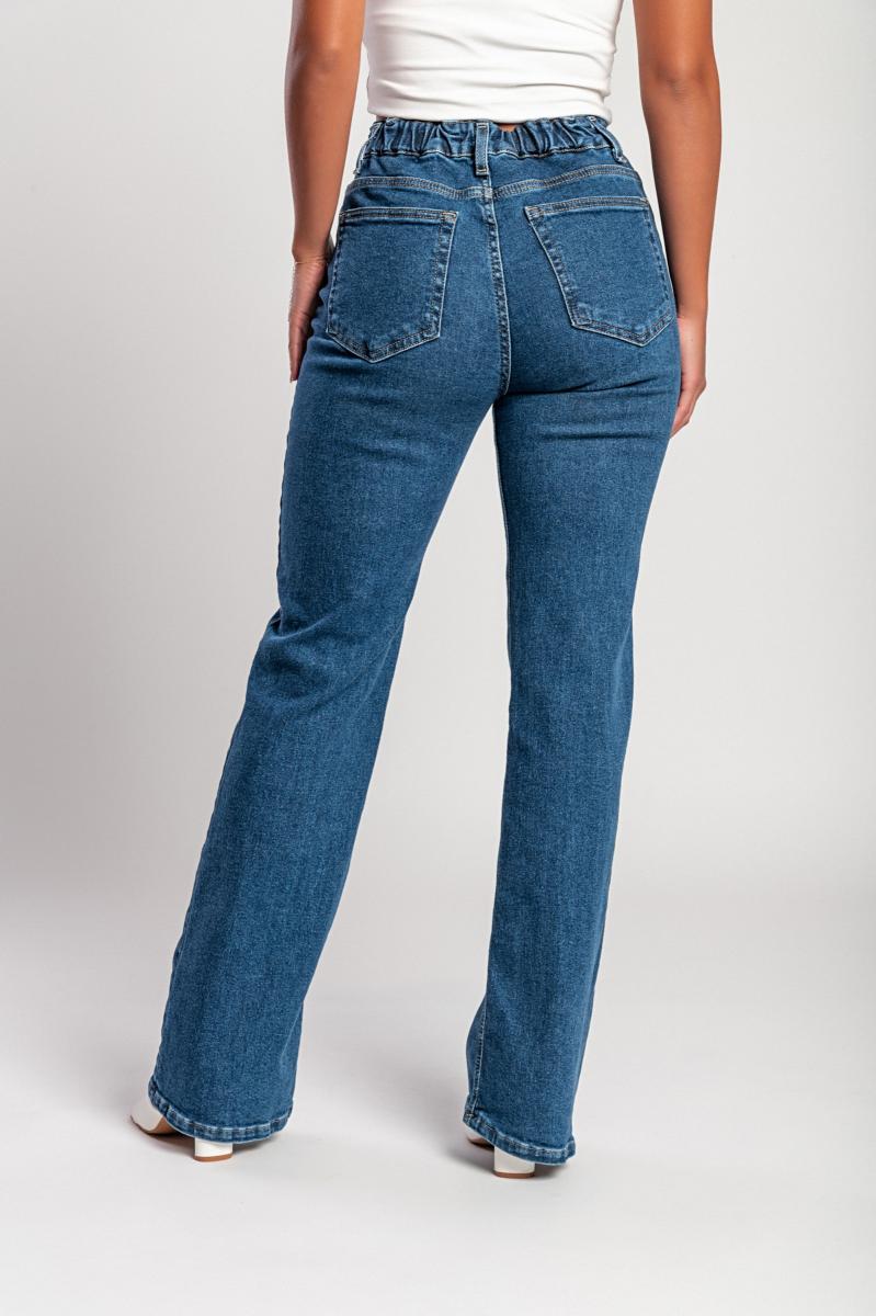 Luxe Jeans mit hohem Bund