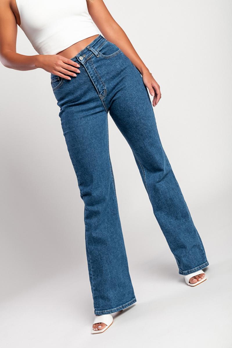 Luxe Jeans mit hohem Bund