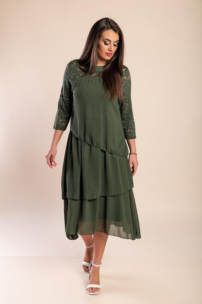 Abito elegante con pizzo