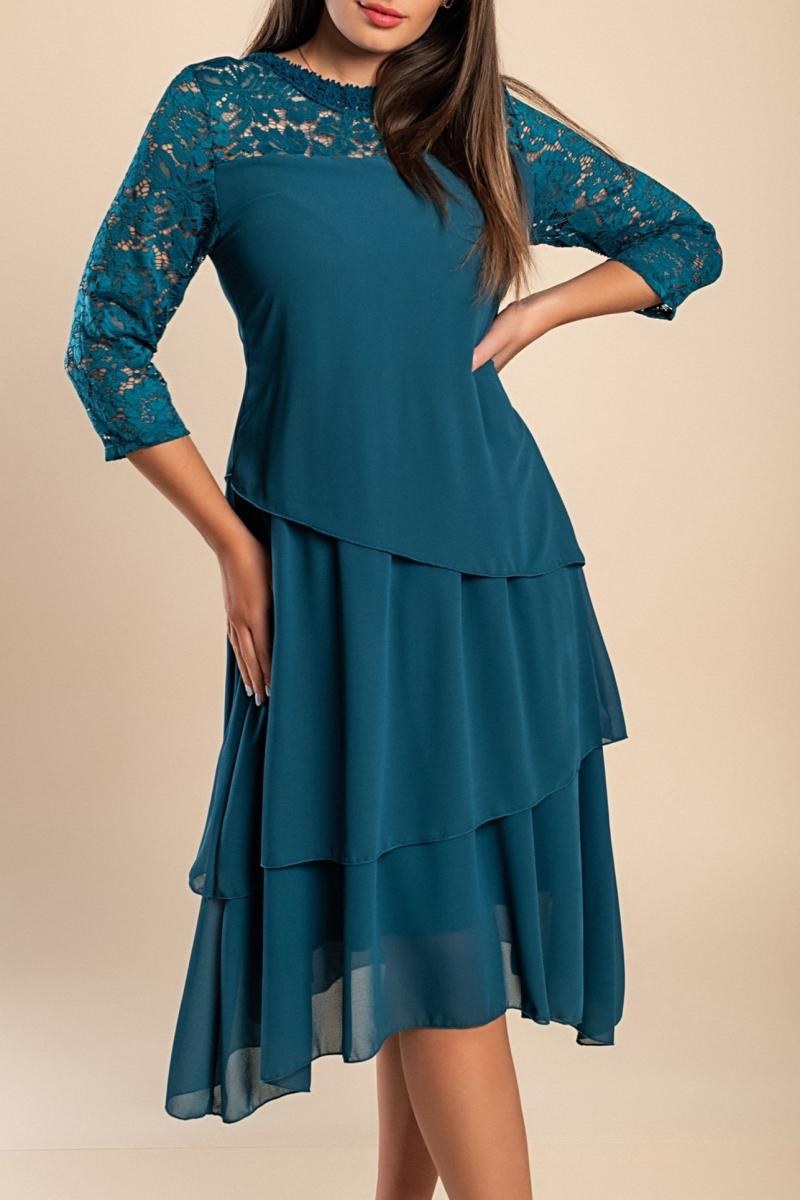 Abito elegante con pizzo
