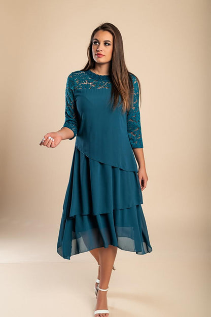 Abito elegante con pizzo