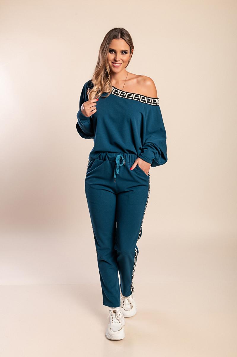 Set mit geometrischem Print