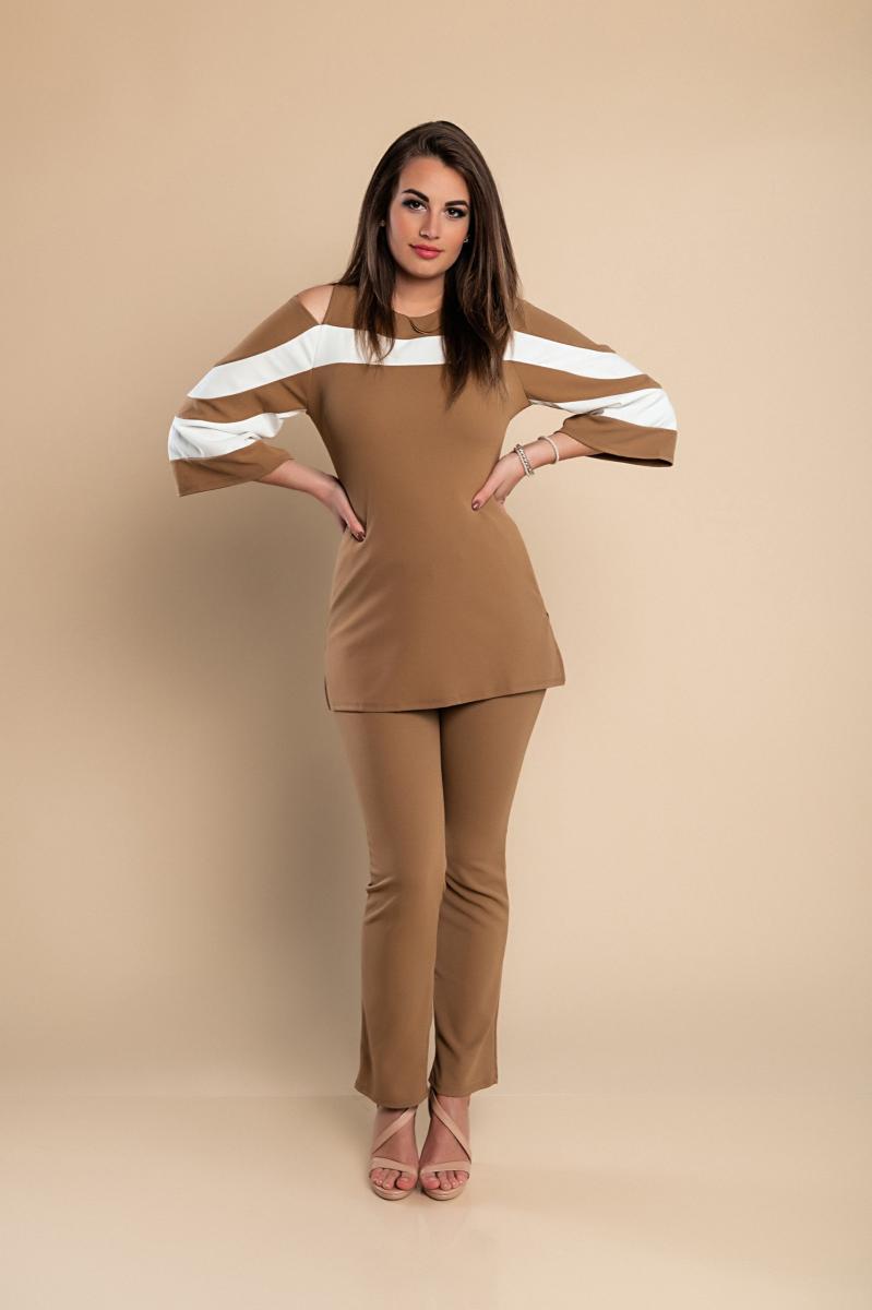 Completo elegante di top e pantaloni