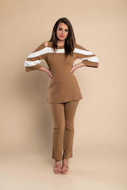 Completo elegante di top e pantaloni