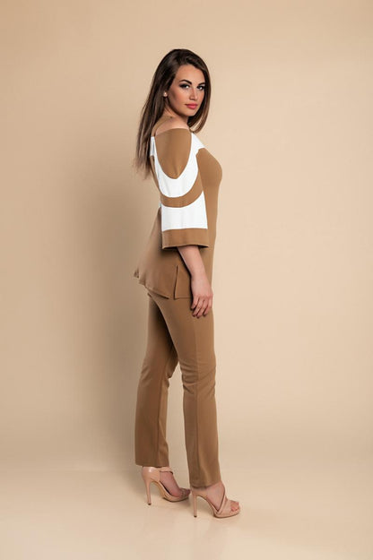 Completo elegante di top e pantaloni