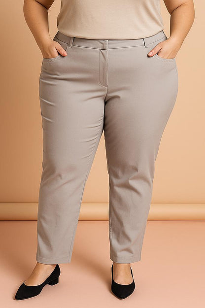 Pantaloni eleganți mărimi mari