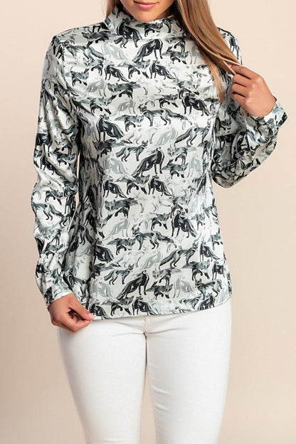 Printed blouse