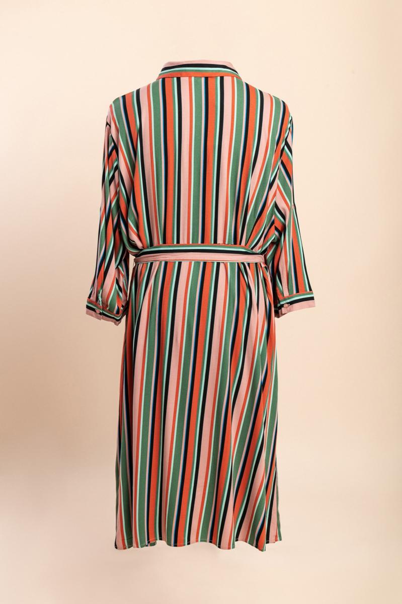 Vestido-camisa de tamanho grande