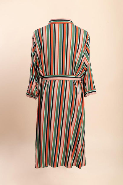 Vestido-camisa de tamanho grande