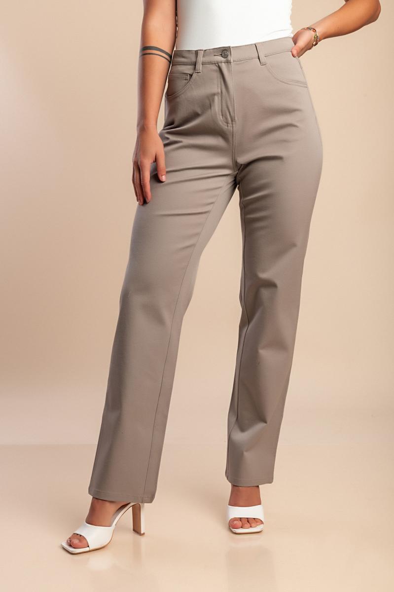 Bawełniane spodnie plus size