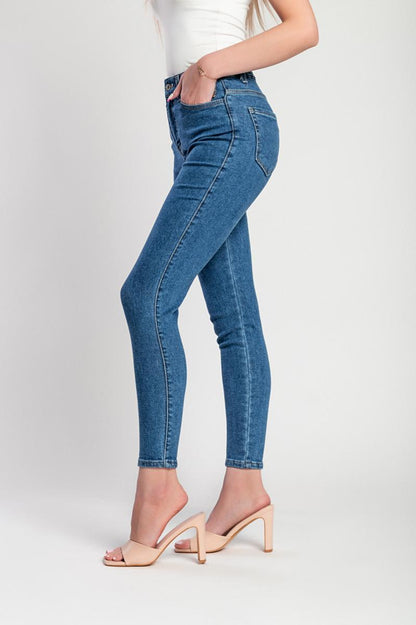 Luxe Jeans z wysokim stanem