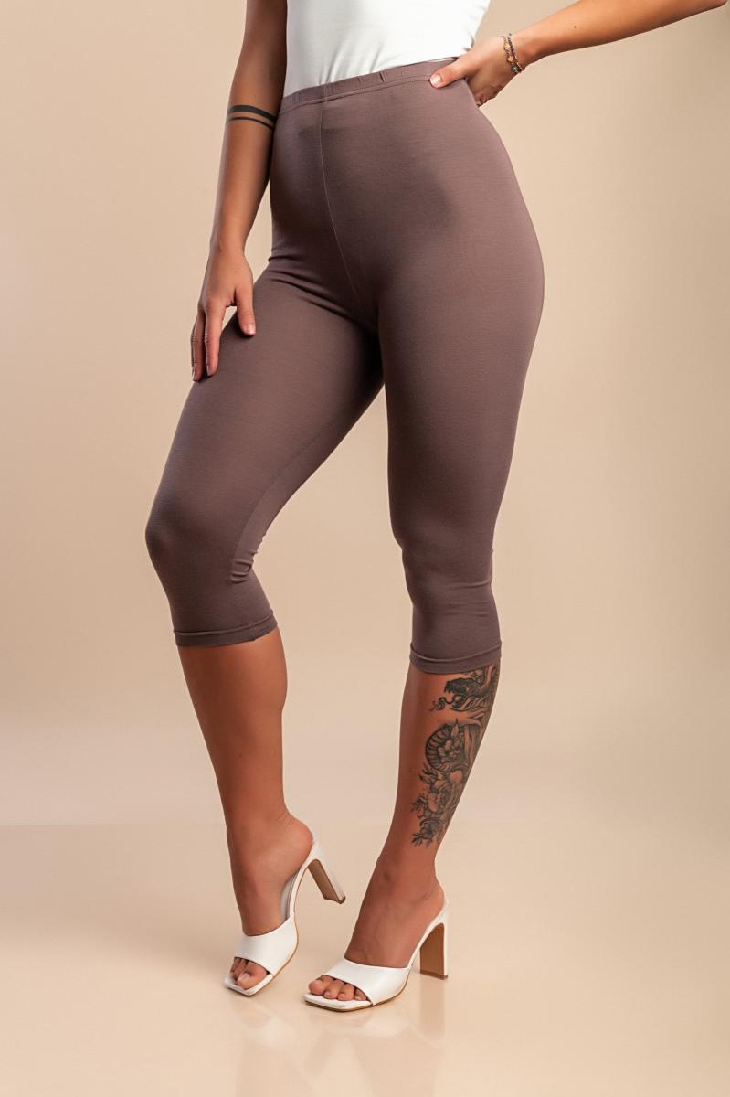 Leggings capri de talla grande