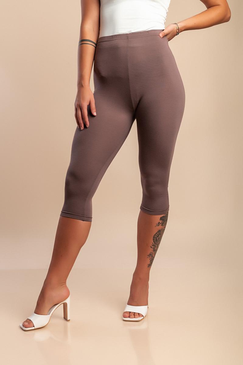 Leggings capri de talla grande