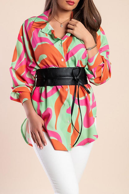 Long shirt with print