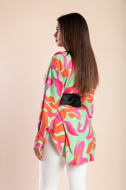 Long shirt with print