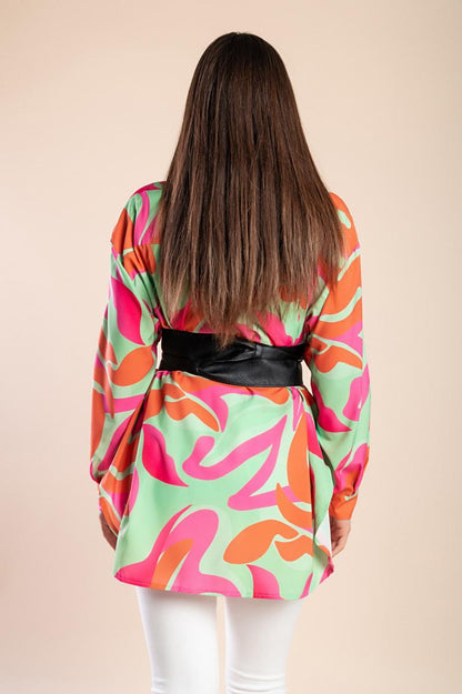 Long shirt with print