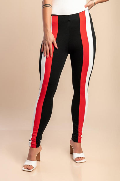 Leggings de rayas