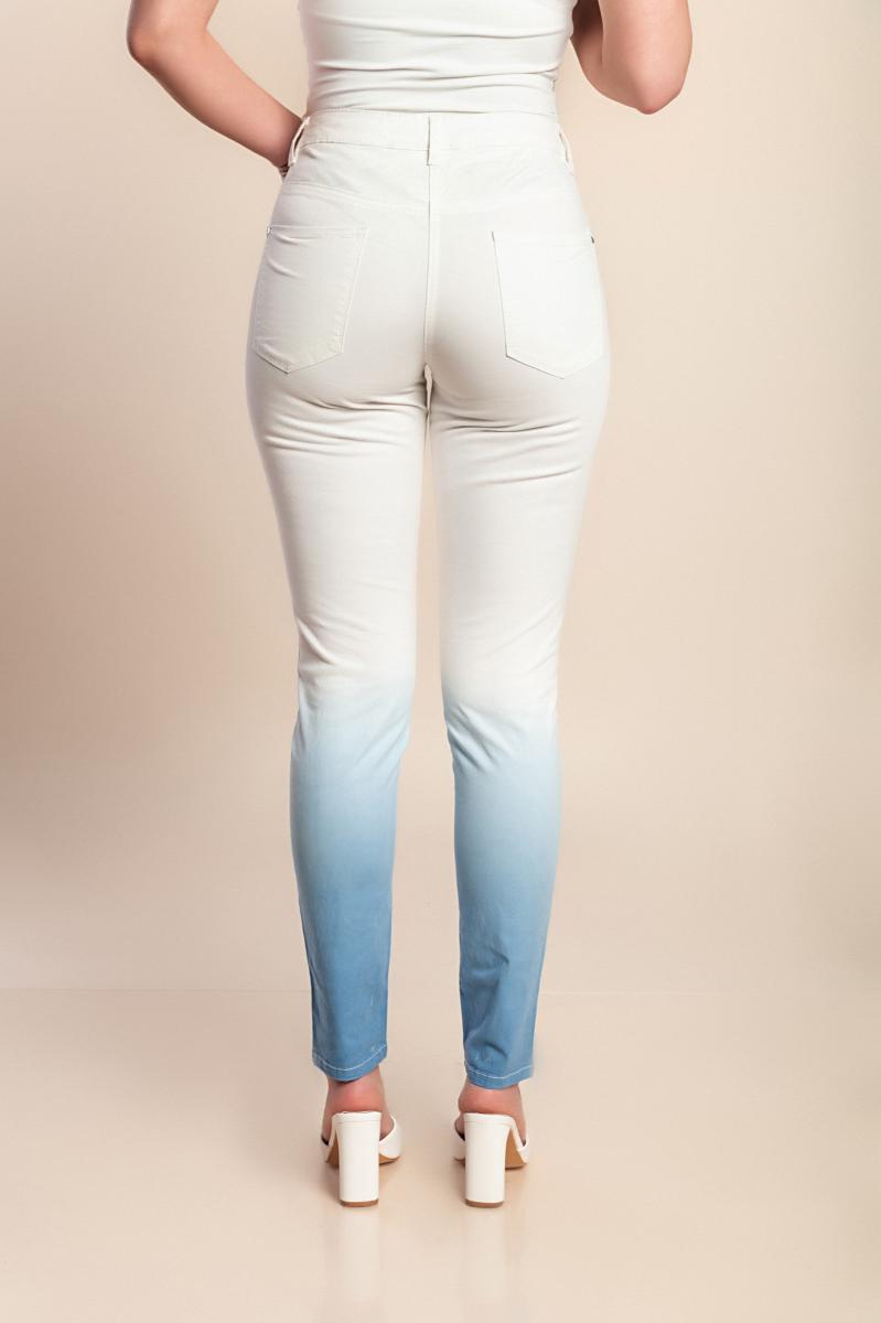 Slim-fit cotton trousers