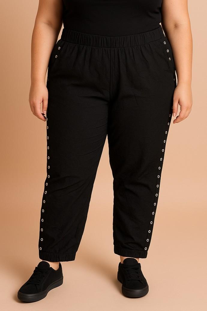 Pantaloni di cotone taglie forti
