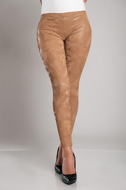 Leggings with lining and wide waist