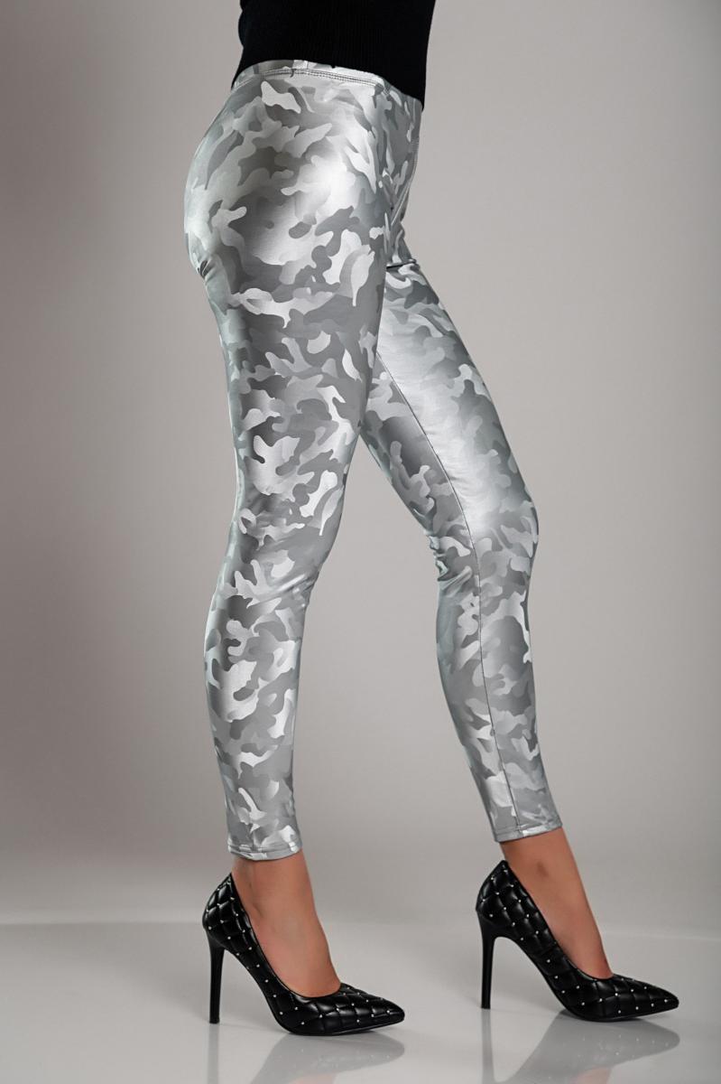 Leggings with lining and wide waist