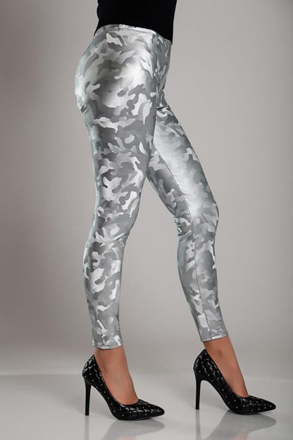 Leggings with lining and wide waist