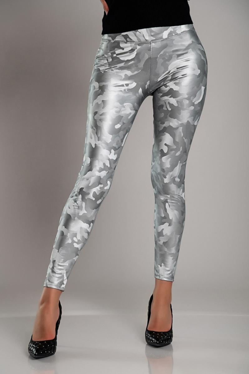 Leggings with lining and wide waist
