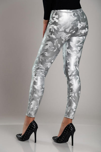 Leggings with lining and wide waist