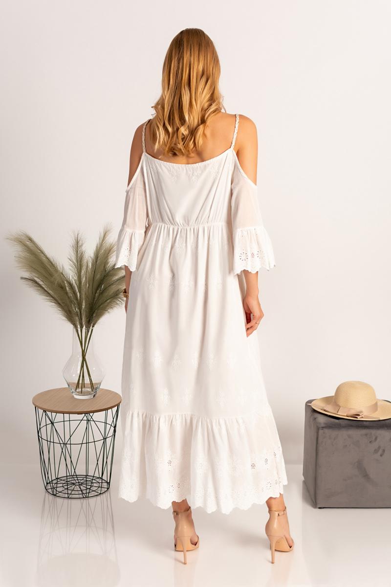 Maxi abito estivo con ricamo Fioranna
