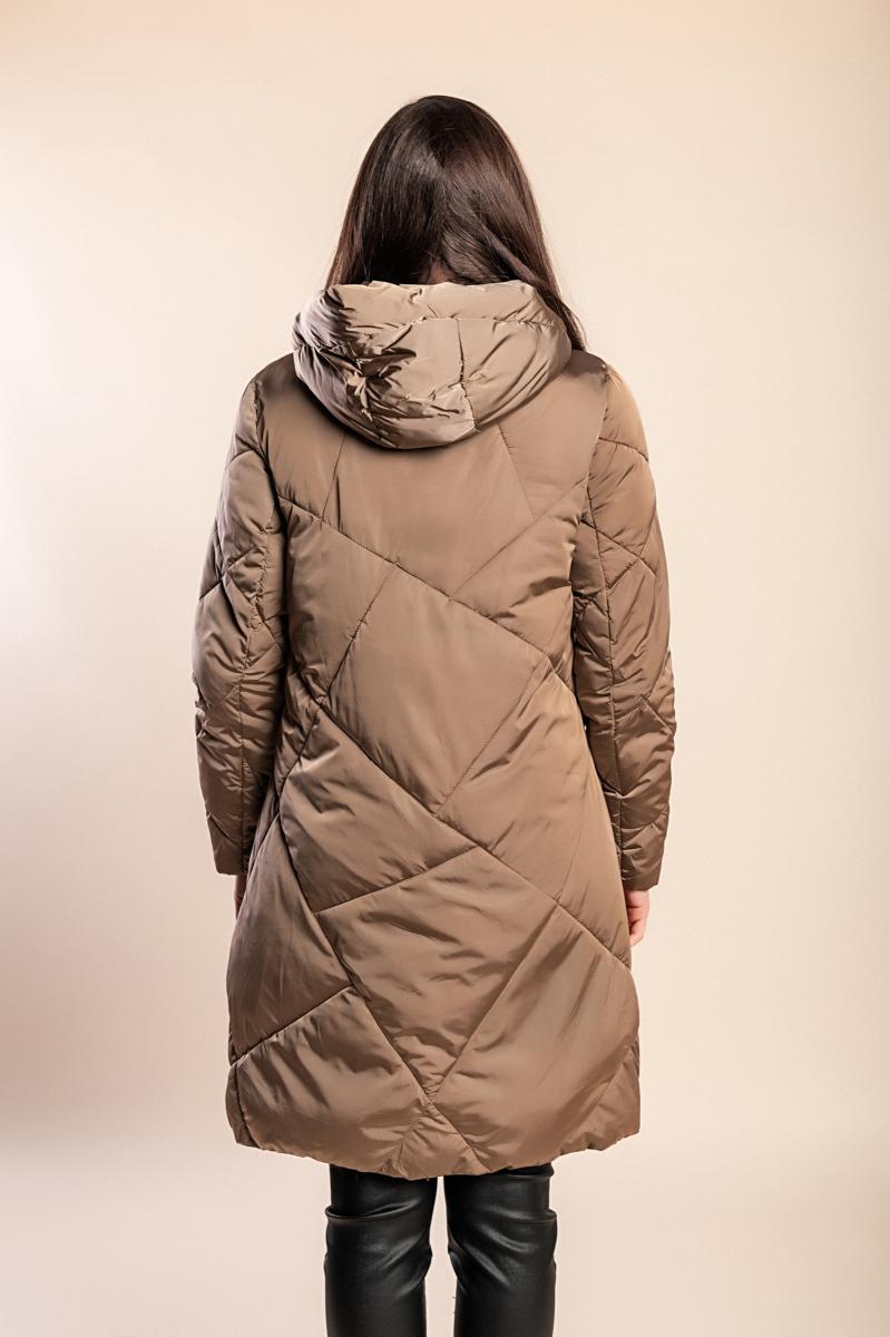Quilted jacket with hood