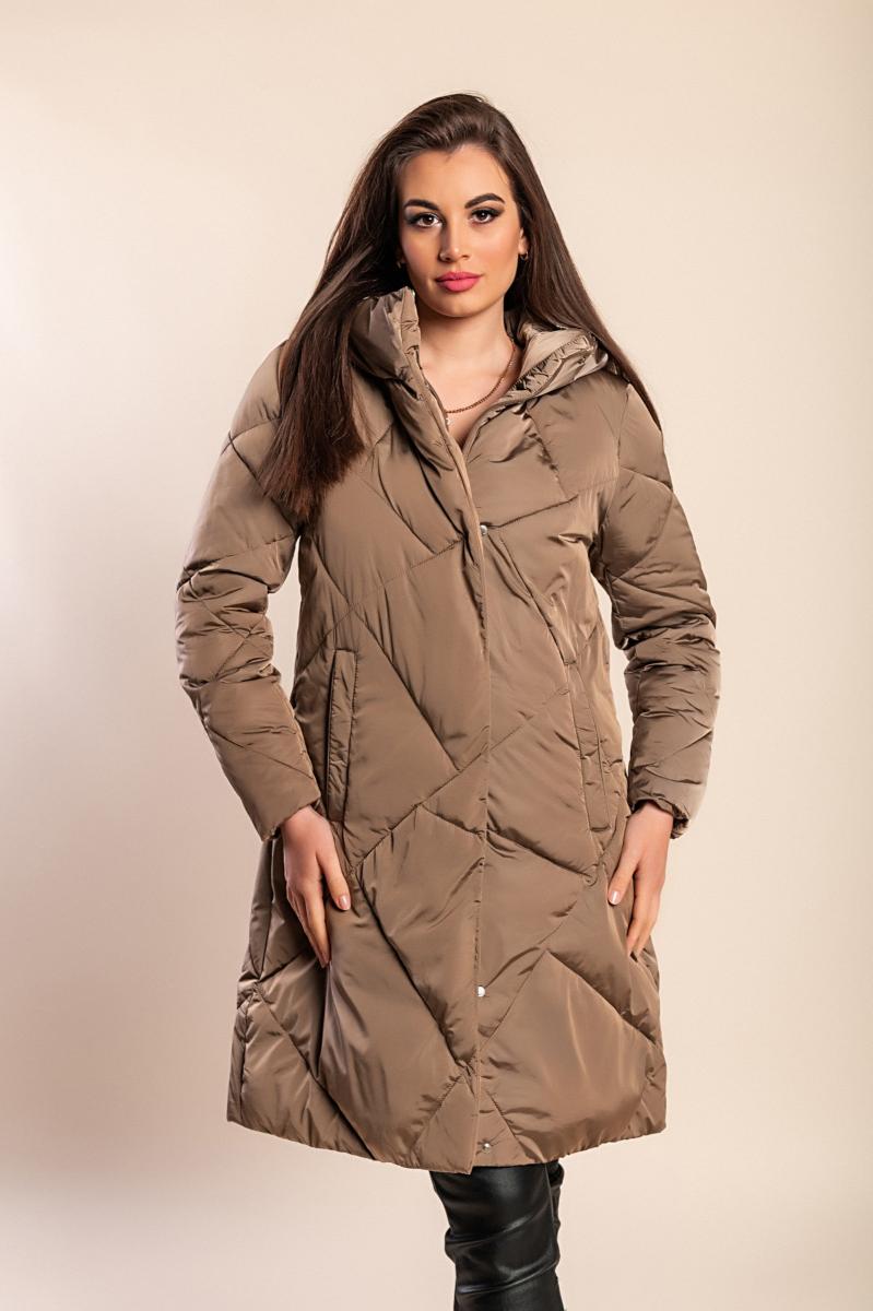 Quilted jacket with hood